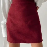 Mini Φούστα -  Μπορντό