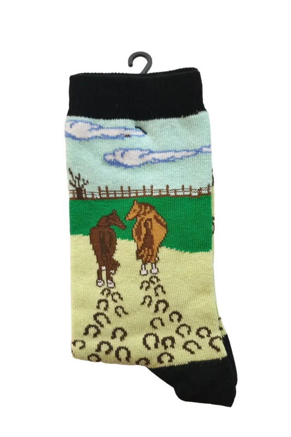 ΓΥΝΑΙΚΕΙΕΣ ΚΑΛΤΣΕΣ ΜΕ ΣΧΕΔΙΟ ΑΛΟΓΟ - ΚΙΤΡΙΝΟ