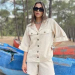 ΣΕΤ ΠΟΥΚΑΜΙΣΟ ΚΑΙ ΣΟΡΤΣ - ΜΠΕΖ