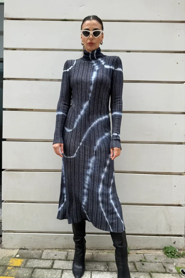 Μπατίκ Φόρεμα - Μπλε