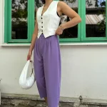 Baggy Παντελόνι - Λιλά