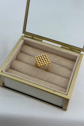 Δαχτυλίδι Ρόμβος - Χρυσό