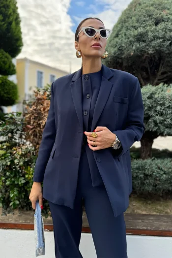 Rebeka Μπλέιζερ - Σκούρο Μπλε