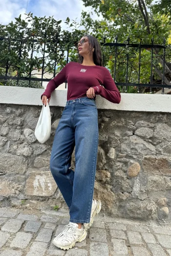 Baggy Jean - Σκούρο Μπλέ