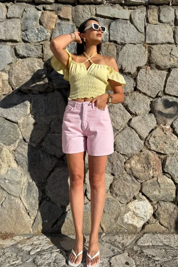 Τζιν Σορτς - Ροζ