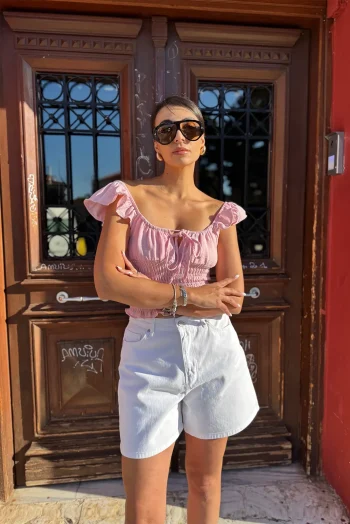 Τζιν Σορτς - Λευκό