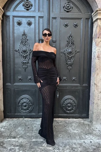 Catherina Maxi Φόρεμα - Μαύρο