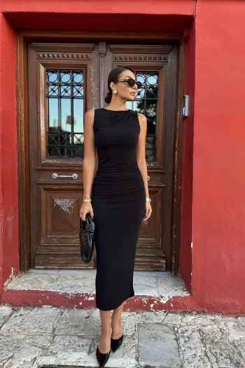 Clueless Φόρεμα με Αξεσουάρ - Μαύρο