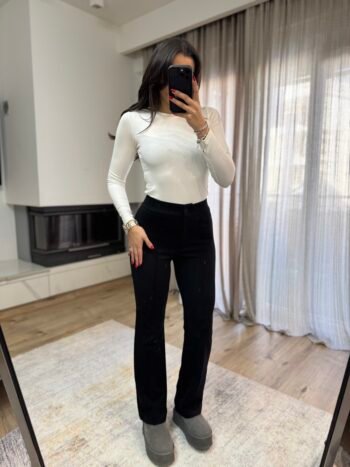 Υφασμάτινο Παντελόνι - Μαύρο