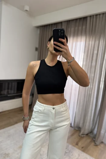 Crop Top - Μαύρο