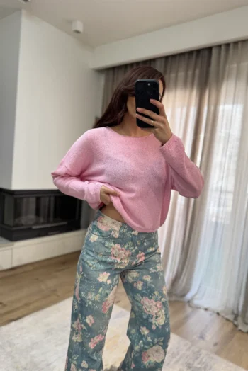 Λεπτή Ανοιξιάτικη Μπλούζα - Ροζ