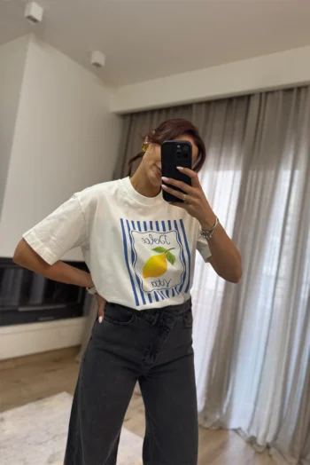 T-Shirt Dolce Vita με Λεμόνια