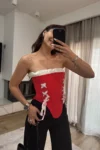 Amor Two Pieces Corset - Κόκκινο